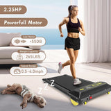 Under Desk Treadmill for Home Portable Walking Pad Treadmill Foldable with 265LBS Capacity Walking Jogging Running Machine for Office Small Space with LED Display Installation