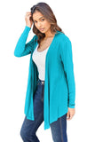 Basic Bae Full Size Open Front Long Sleeve Cardigan