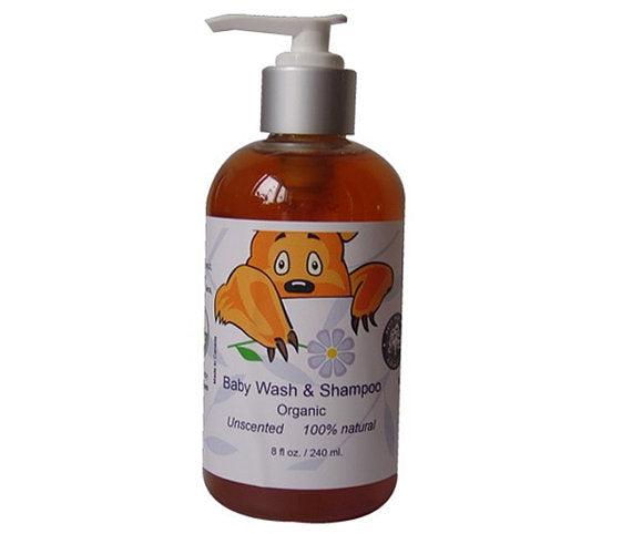 Organic Baby Wash and Shampoo for Sensitive Skin