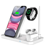 Wireless Charger Stand For iPhone 11 12 X 8 Apple Watch 4