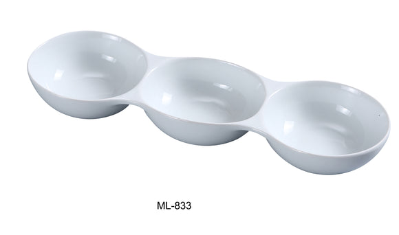 Yanco ML-833 Three Divided Bowl