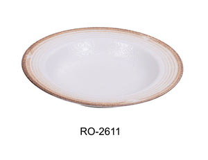 Yanco RO-2611 Rockeye-2 11" X 8" X 1 3/4" PASTA BOWL 16 OZ